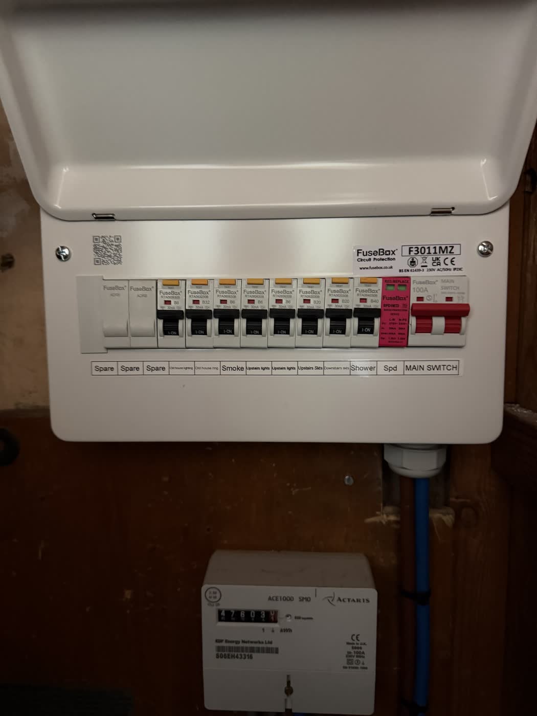 Consumer unit inspection and testing by DWC Electrical Solutions Ltd