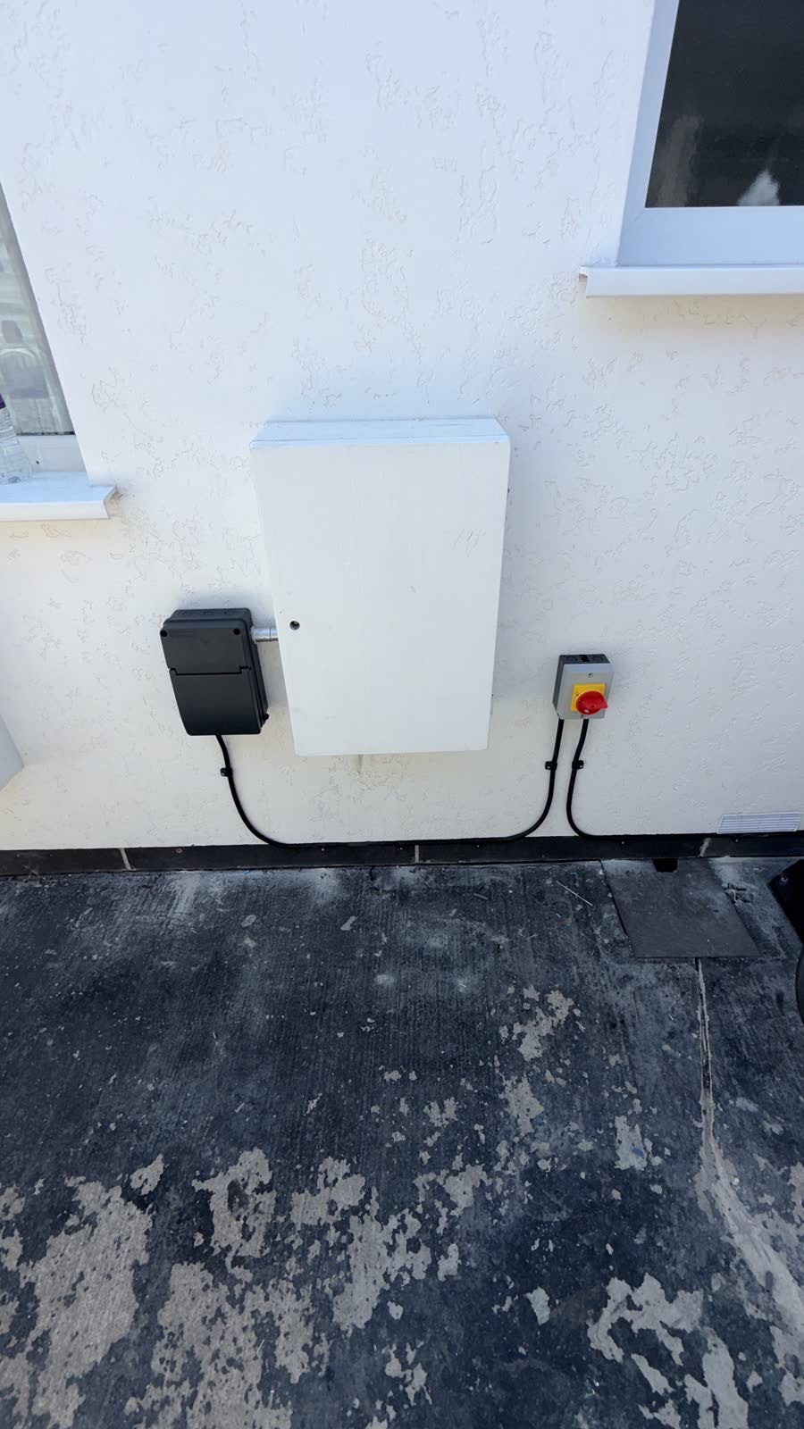 External electrical installation completed by DWC Electrical Solutions Ltd